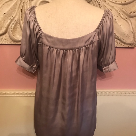 M Satin Silk Feel Forever 21 Twenty One Top - Picture 5 of 6